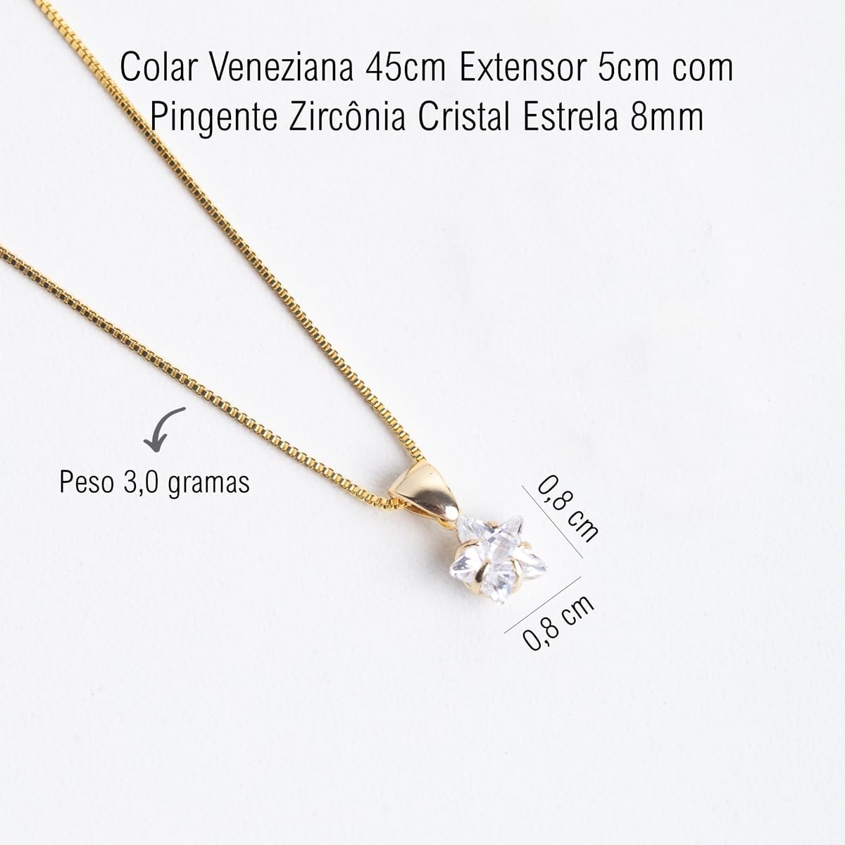Elyra Joyas | Set Estrella Brillante con Circonias