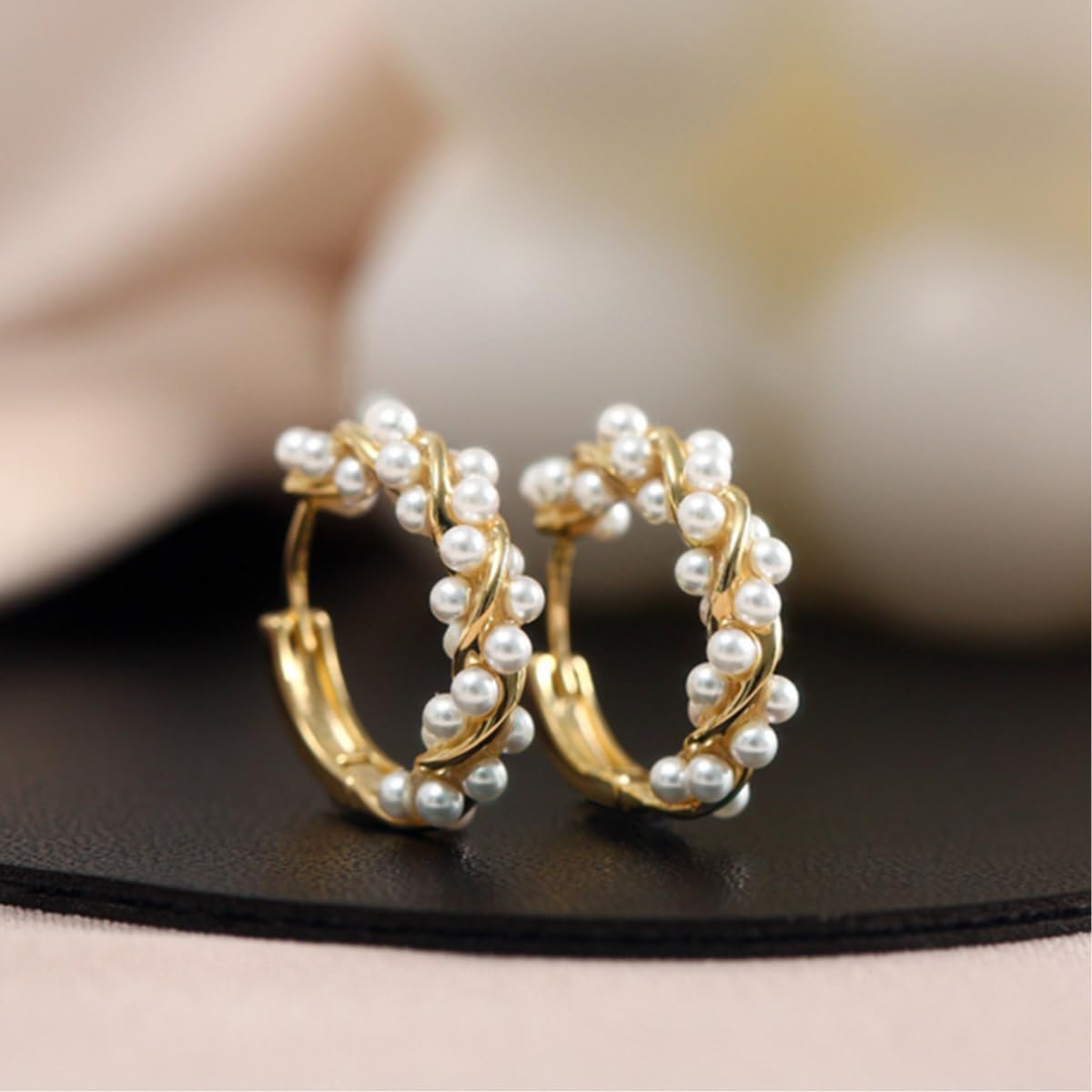 Elyra Joyas | Aros Perla Clásica 2 cm