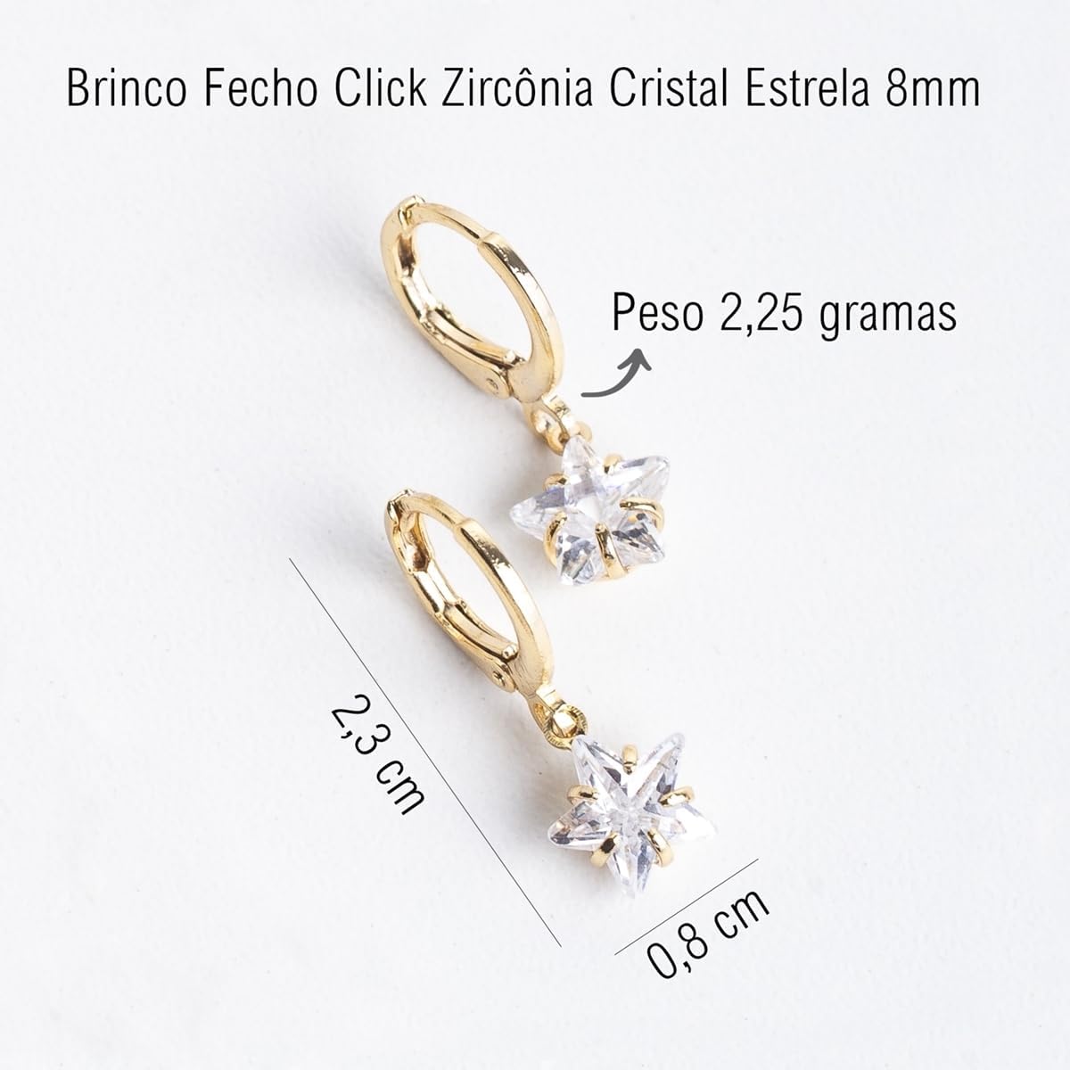 Elyra Joyas | Set Estrella Brillante con Circonias