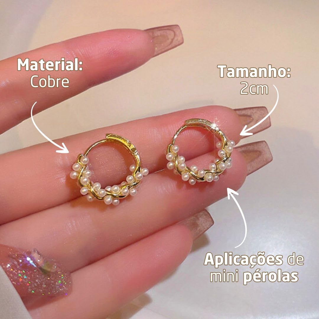 Elyra Joyas | Aros Perla Clásica 2 cm
