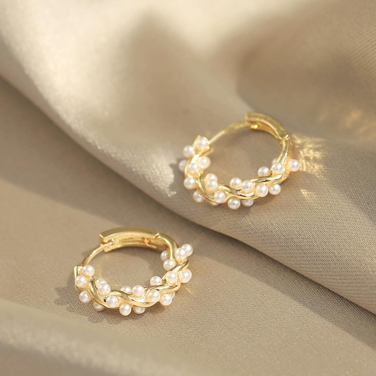 Elyra Joyas | Aros Perla Clásica 2 cm