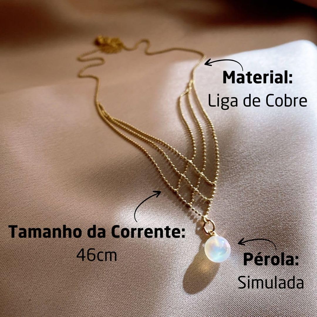 Elyra Joyas | Collar Angelic Trenzado con Perla