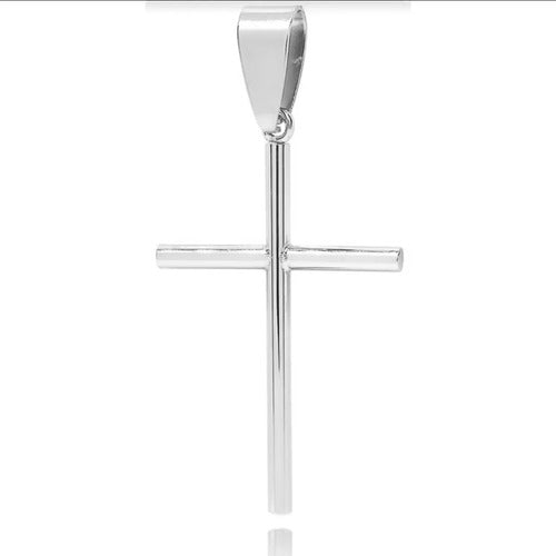 Corrente Cordão Infantil Prata 925 + Crucifixo